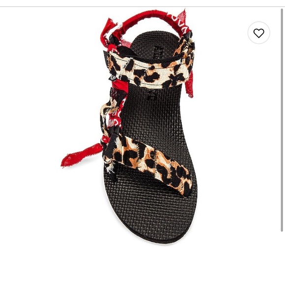 Arizona Love Trekky Sandal - Leo print/red bandanna - size 41 - Picture 3 of 10